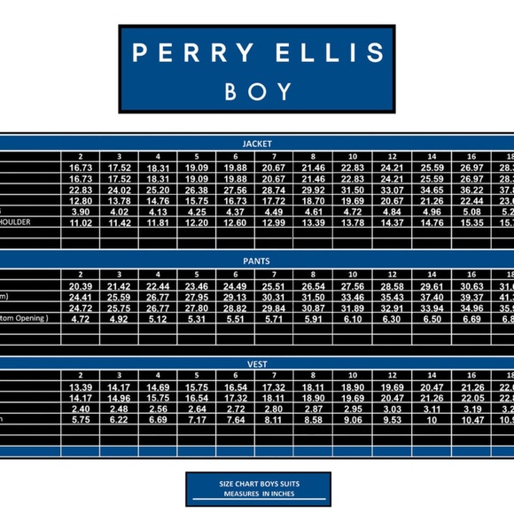 Perry Ellis Slim Fit Boys Suit 4-Piece Set Size 8 Black Missing The Pants - Picture 7 of 16